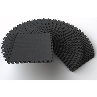 BalanceFrom Exercise Mat Tiles - 24 SqFt, 1/2 Thick