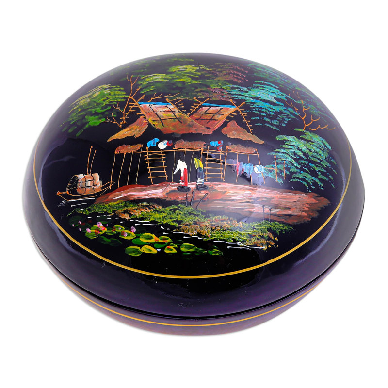 Handmade Solid Wood Decorative Box