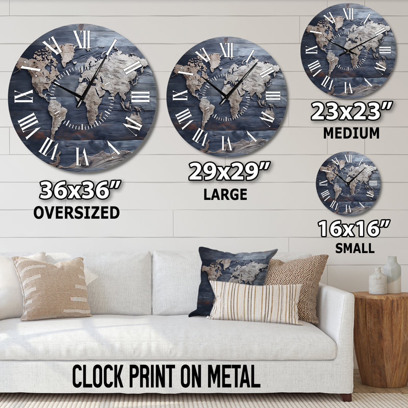 Horloge murale rustique, Médium