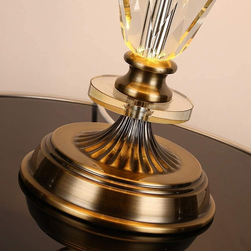 Lampe de table en cristal Modern