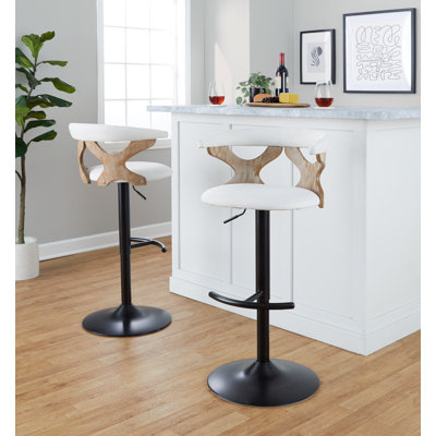Tabouret pivotant à hauteur réglable