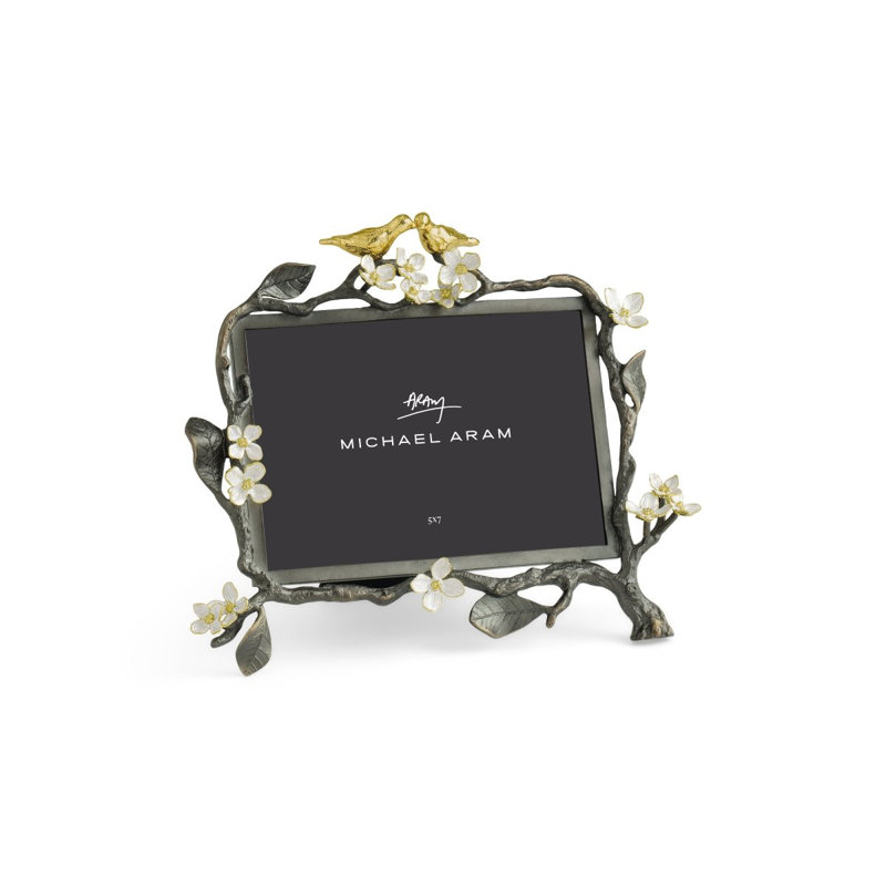 Lovebirds Metal Picture Frame