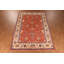 Tapis traditionnel indien en laine orange 10x14