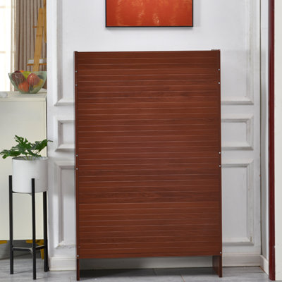 Walnut Aluminum Shoe Storage