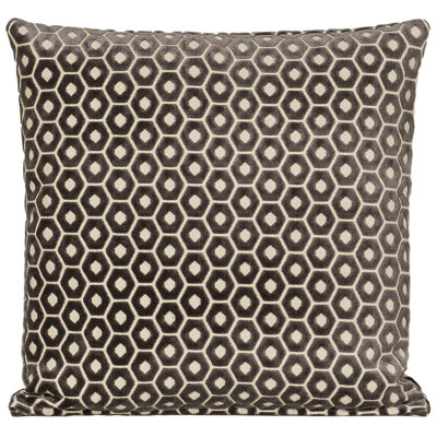 Beatrice Embossed Hexagon Throw Pillow