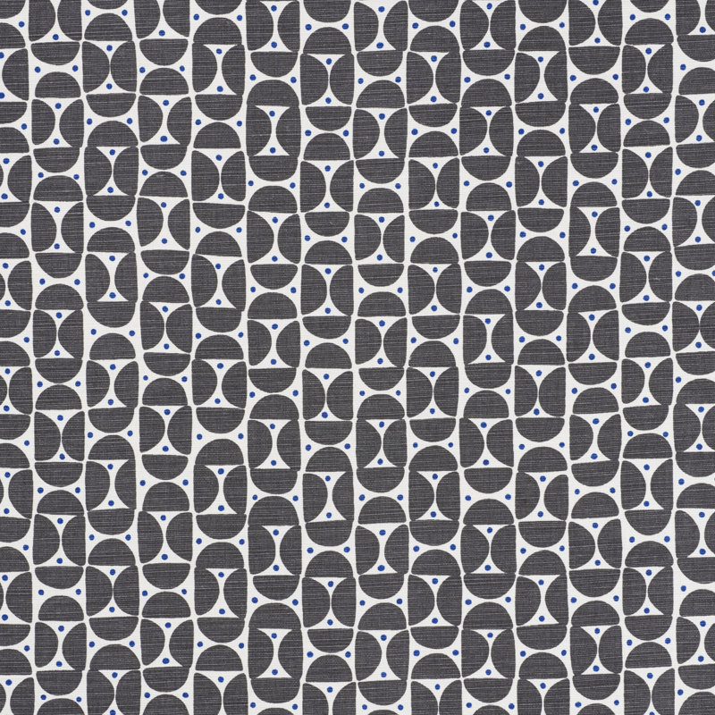 Tissu Mezza Luna, Noir