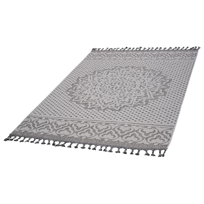 Traditional indoor/outdoor area rugs, Rectangle 6'7" x 7'9"