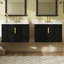 Ensemble de meuble-lavabo de salle de bain 60 po avec lavabo en céramique (séparé) 60 po avec lavabo simple en céramique à 3 trous et meuble-lavabo avec portes à fermeture douce-1499551670