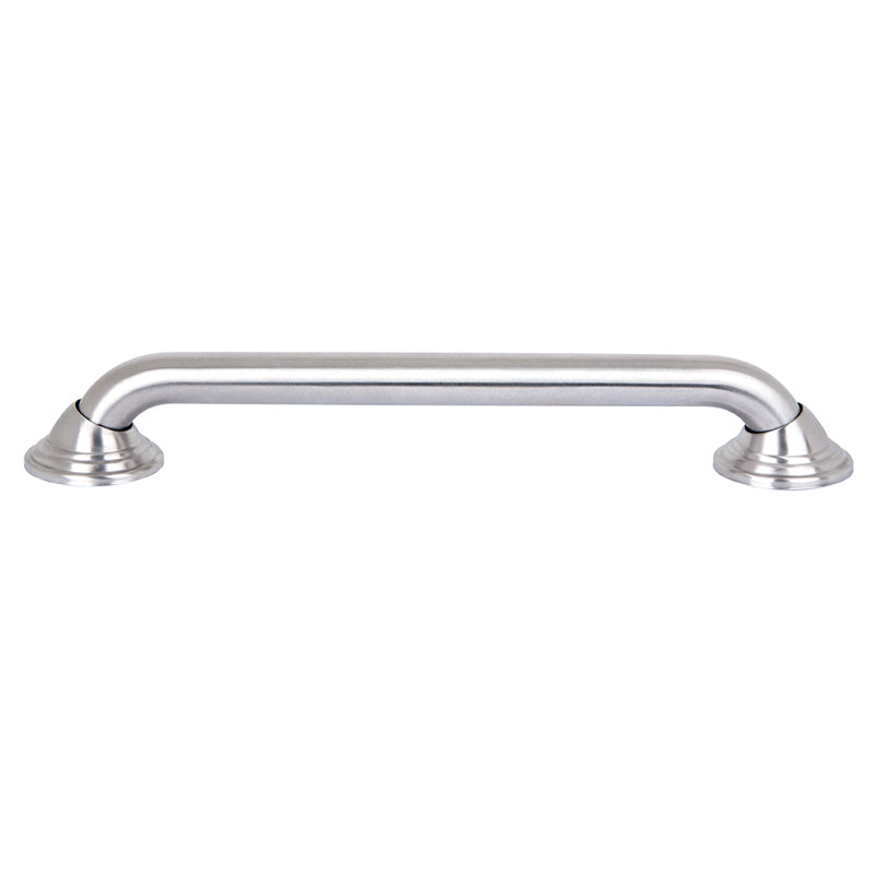 Utopia Alley Decorative Shower Safety Grab Bar, 16" W, Brushed Nickel