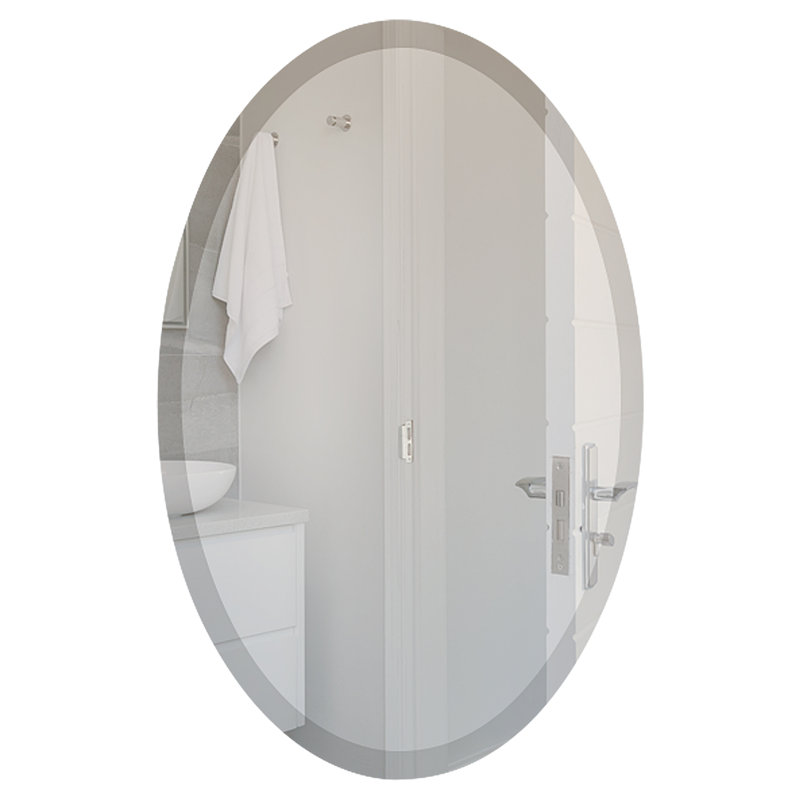 Flat Wall Mirror, 16" x 12" 