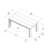 Modern 72" Rectangular Dining Table-2024531885