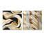 Kendricks - Ensemble de 2 peintures murales abstraites en acrylique-103927280