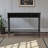 Altha 2-Drawer Console Table in Black Finish with Spindle Legs, 32.15" H X 45.1" W X 12.81" D-1064770321