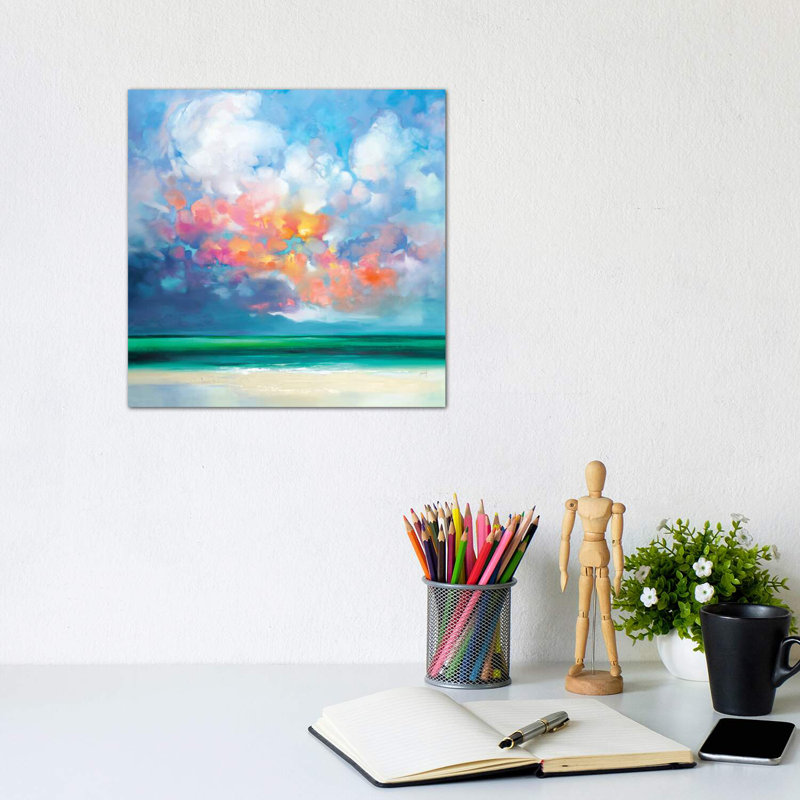 Gulf Stream Green 1 Piece Wrapped Canvas Painting, 30.48 cm H x 30.48 cm W
