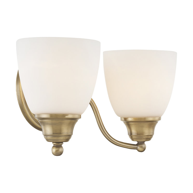 Mayday 2 - Light Dimmable Vanity Light, Antique Brass