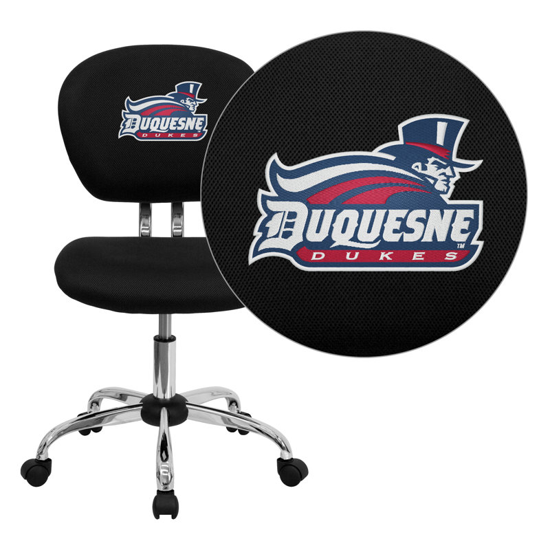 Embroidered Mid-Back Task Chair - Thumbnail 2