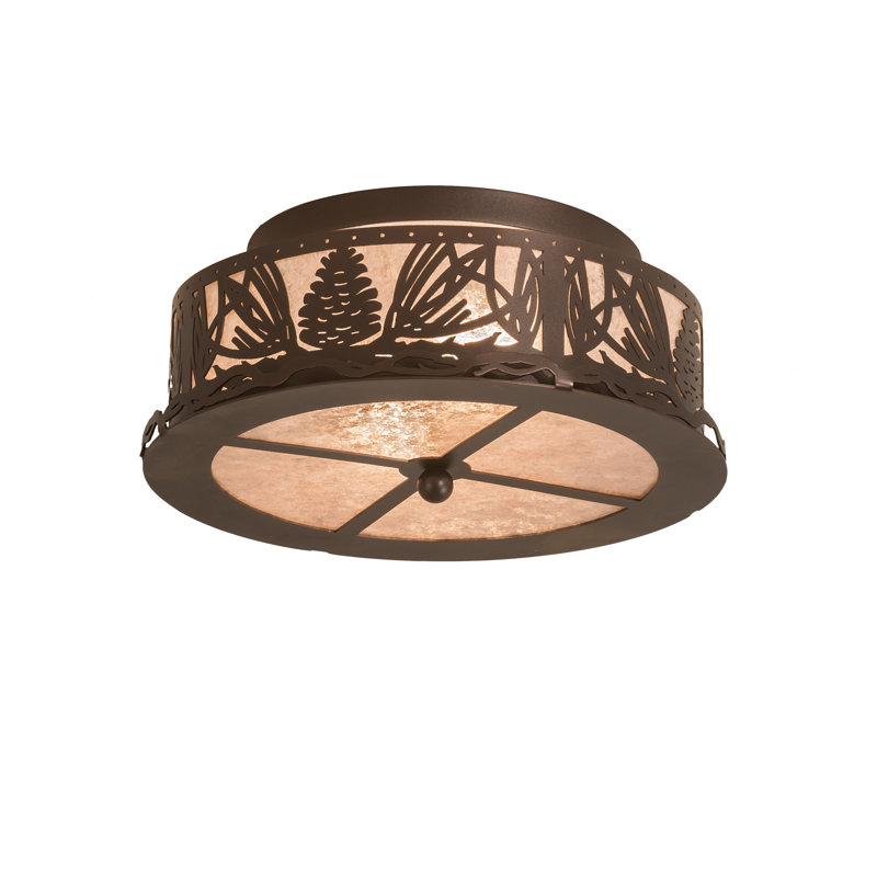 Mountain Pine 2 - Light Semi Flush Mount