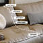 Causeuse-coussin standard en cuir véritable kaki