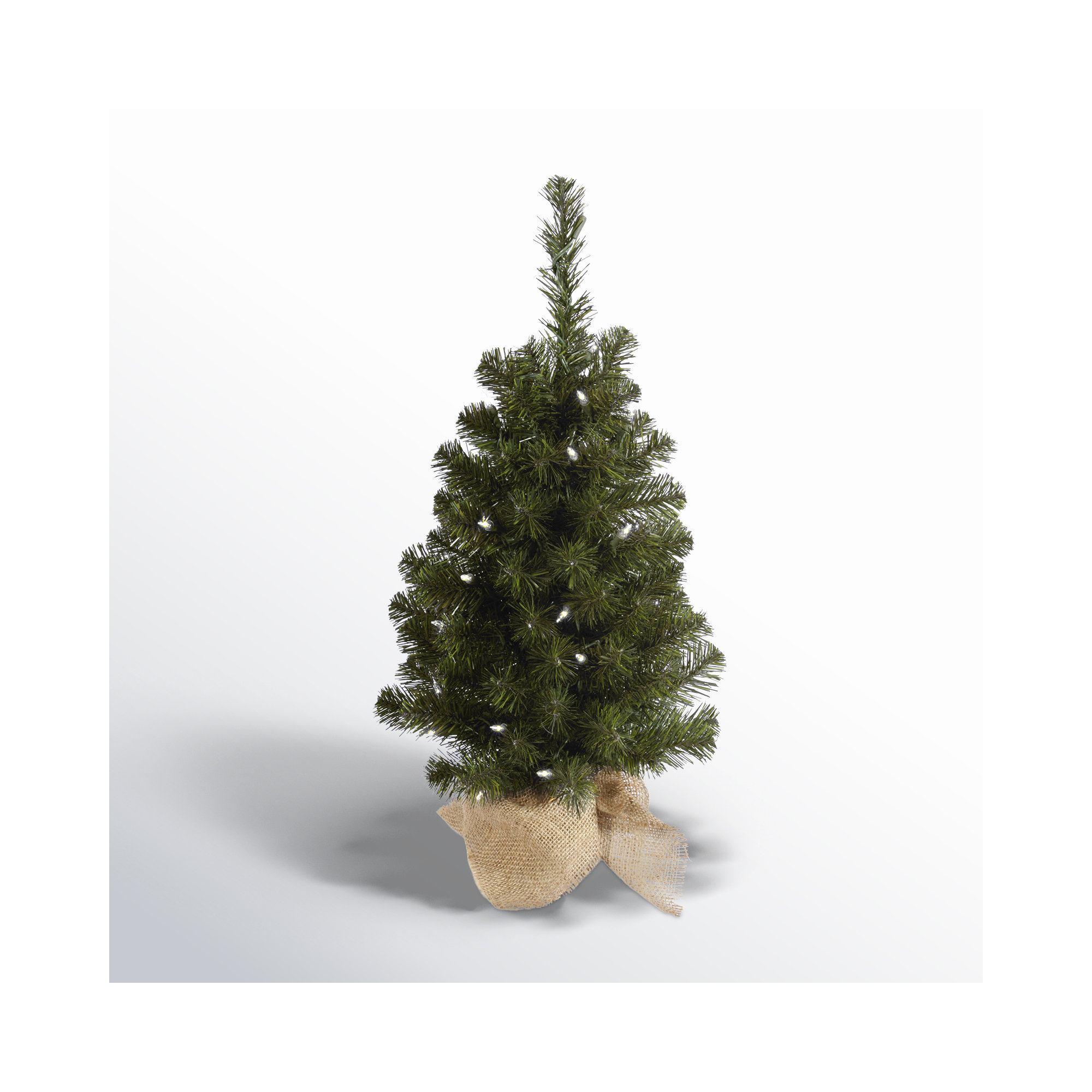 Felton Pine Tabletop Artificial Christmas Tree, Unlit, 2' H