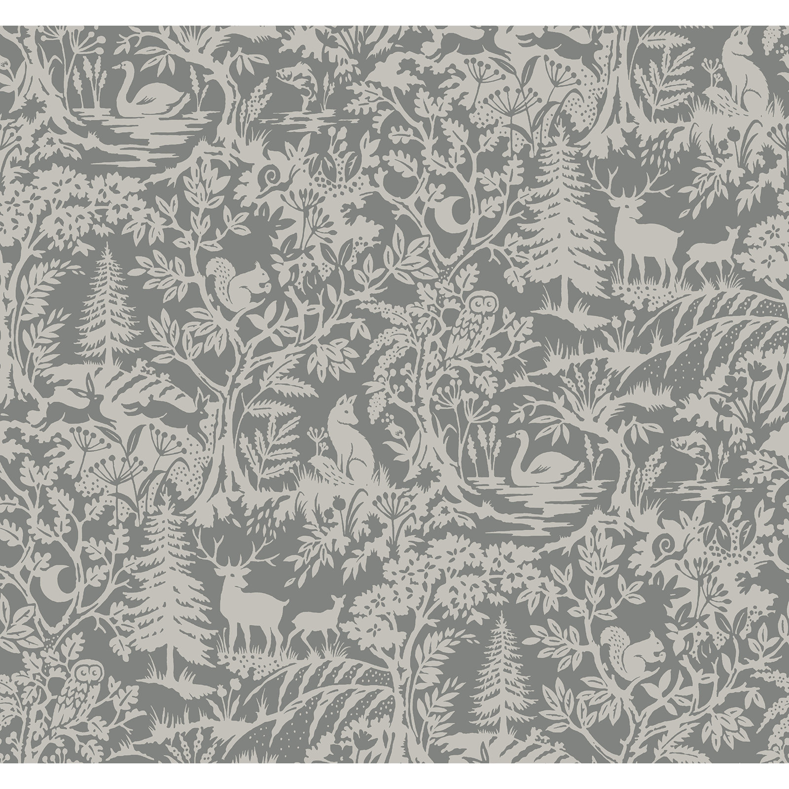 Talum Wallpaper, Charcoal
