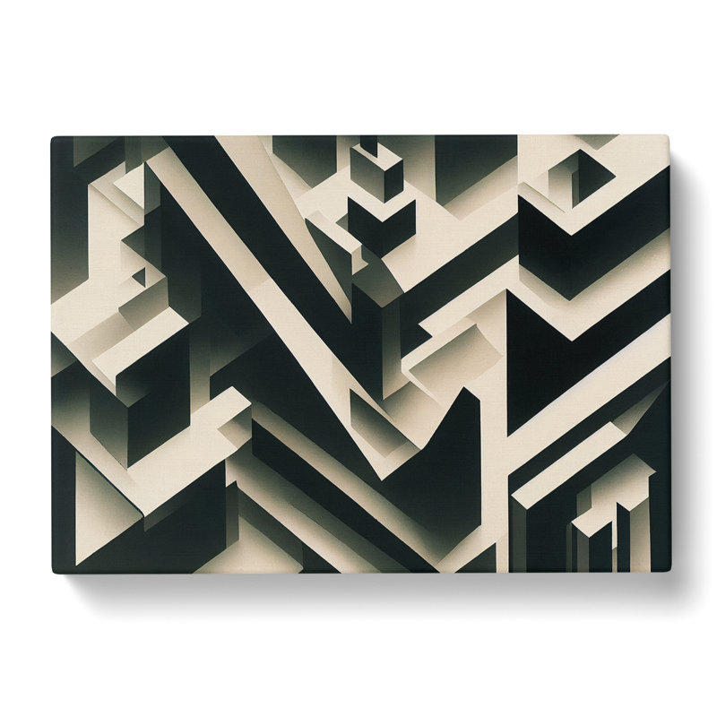 Radiant Abstract Art - Wrapped Canvas