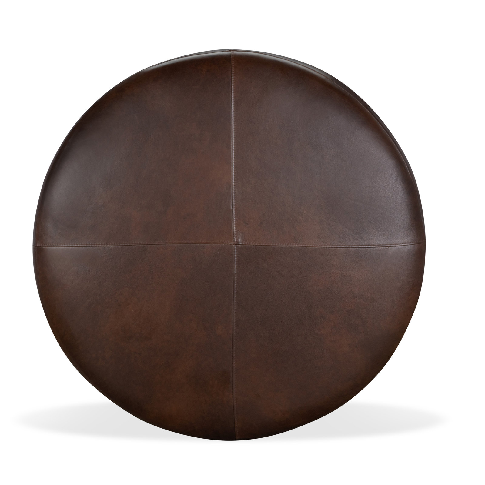Murano 37" Ottoman, Steamboat Driftwood Genuine Leather