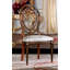 Side Chair in Gray/Brown