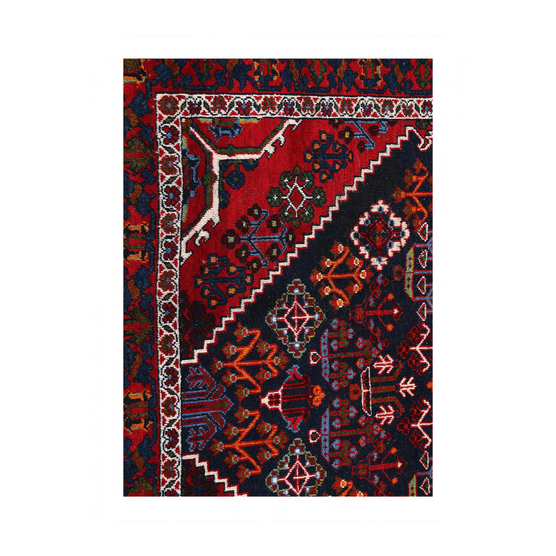 Fine Hand Knotted Persian Joshegan rug 4'6"x6'10"