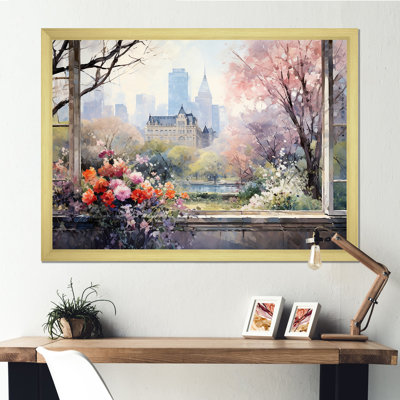 New York Central Park Window Views II - New York City Wall Art