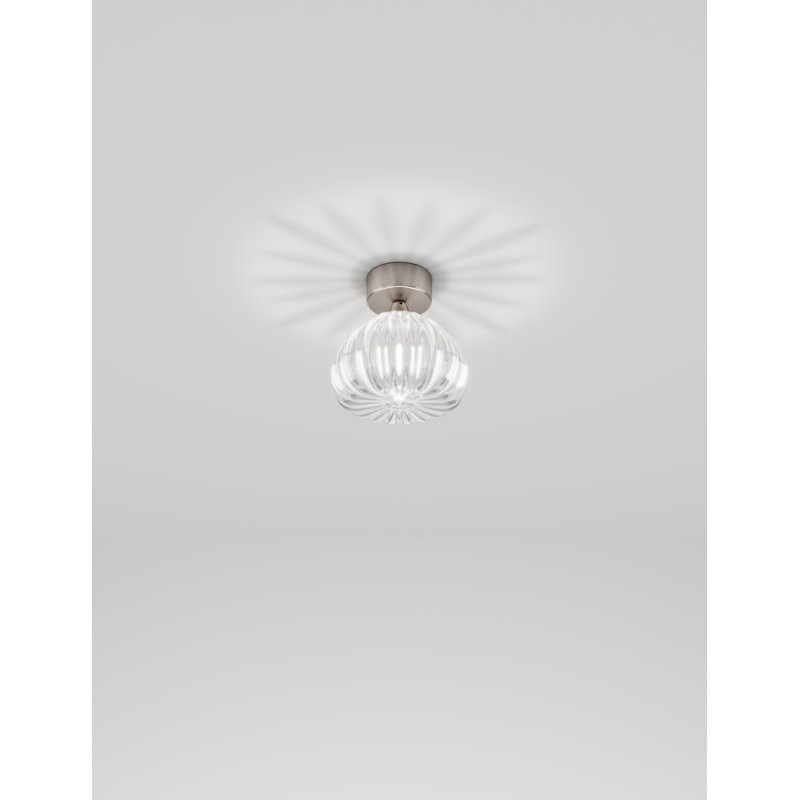 Diamante Spotlight Amber Satin Nickel G9 Ul, Crystal