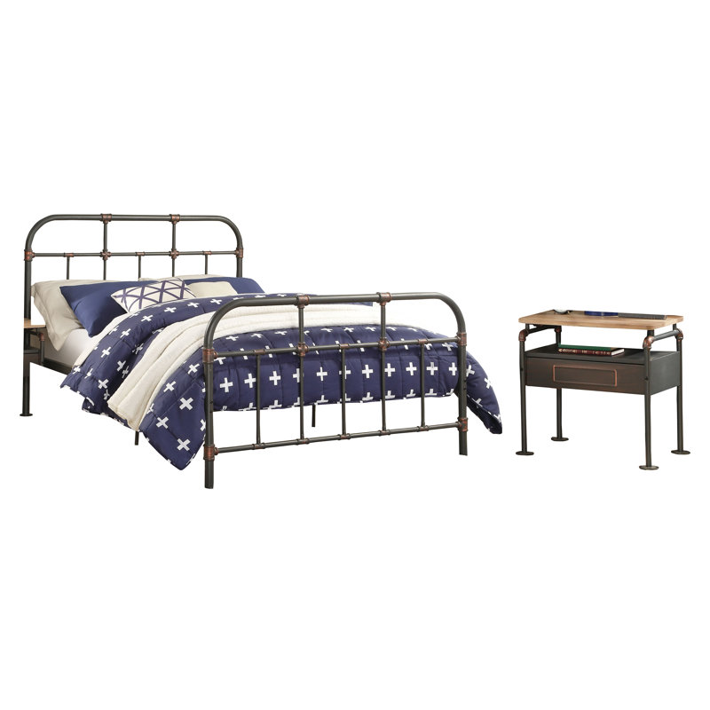 Farrah Metal Piece Bedroom Set