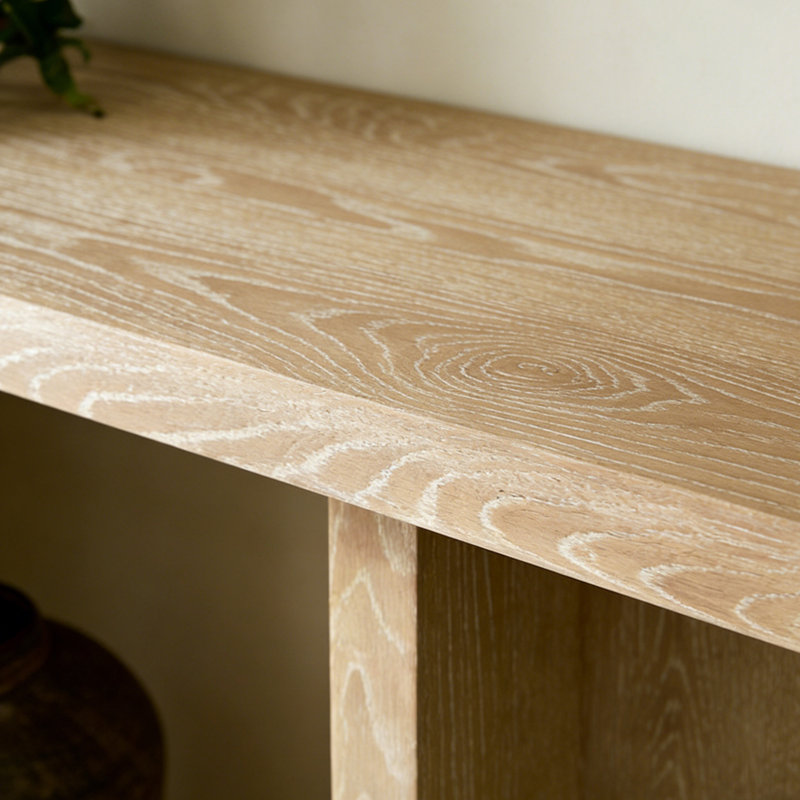 Console rustique minimaliste, H 29,92 po x l 62,99 po x P 13,78 po