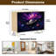 Buffet Buffet avec rangement surréaliste Saturn Planets Vibrant Cosmic Nebula Landscape avec 2 portes pour le salon et la cuisine