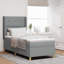 Lit sommier tapissier avec matelas Vidaxl noir 39,4 "x 78,7"-1467887319-1467887318