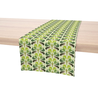 Table Runner, 100% Cotton, Floral 100