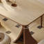 Vintage high sense rectangular dining table set-111780354