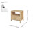 Hansville 1-Drawer Nightstand/Side Table with Storage