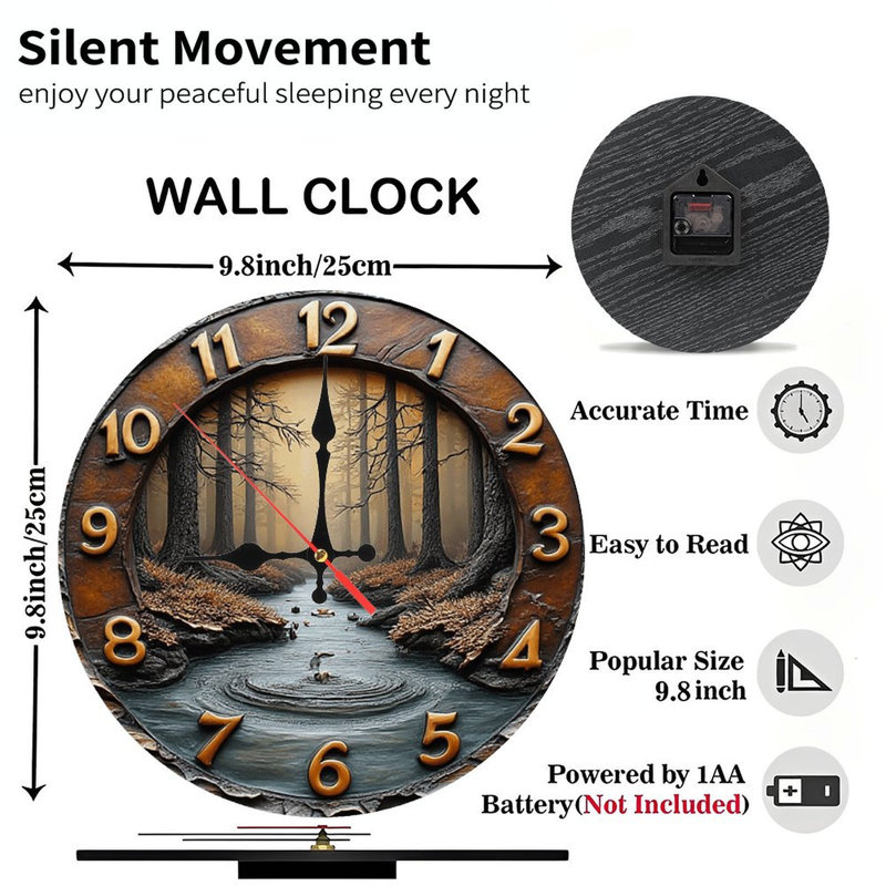 Horloge murale Rustic