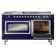 ILVE Nostalgie II Noblesse 60 in Dual Fuel Range 7 Burner, Griddle, Frenchtop