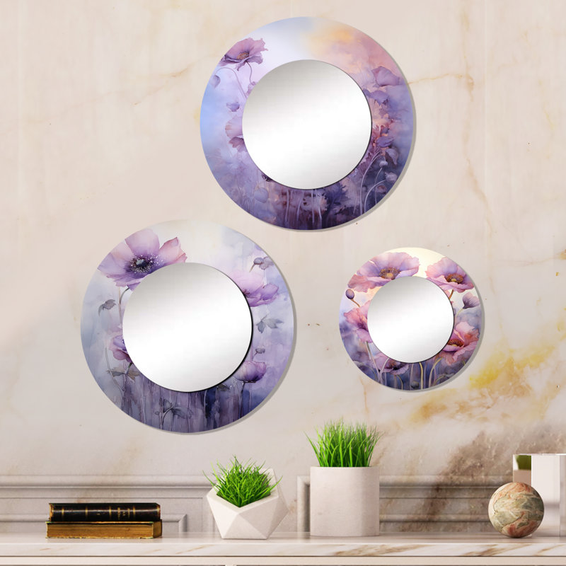 Devanne Metal Round Mirror