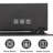 Chandee Latitude Run® 42 " W Black Electric Fireplace with BTU 4776.8