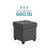 Cube Storage Ottoman(Dark Grey)