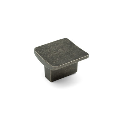 32mm Antique Pewter Square Knob