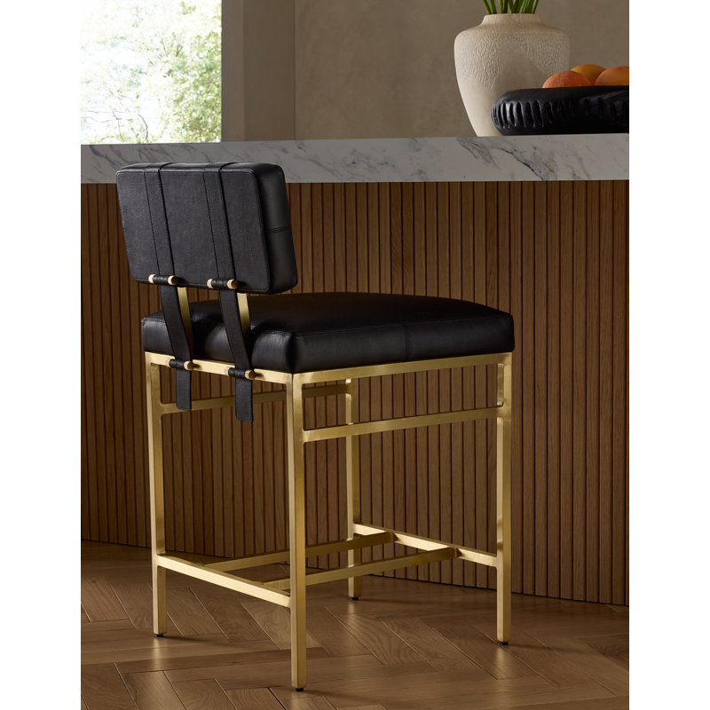 Laney Stool, Black, Counter Stool (25.5” Seat Height)