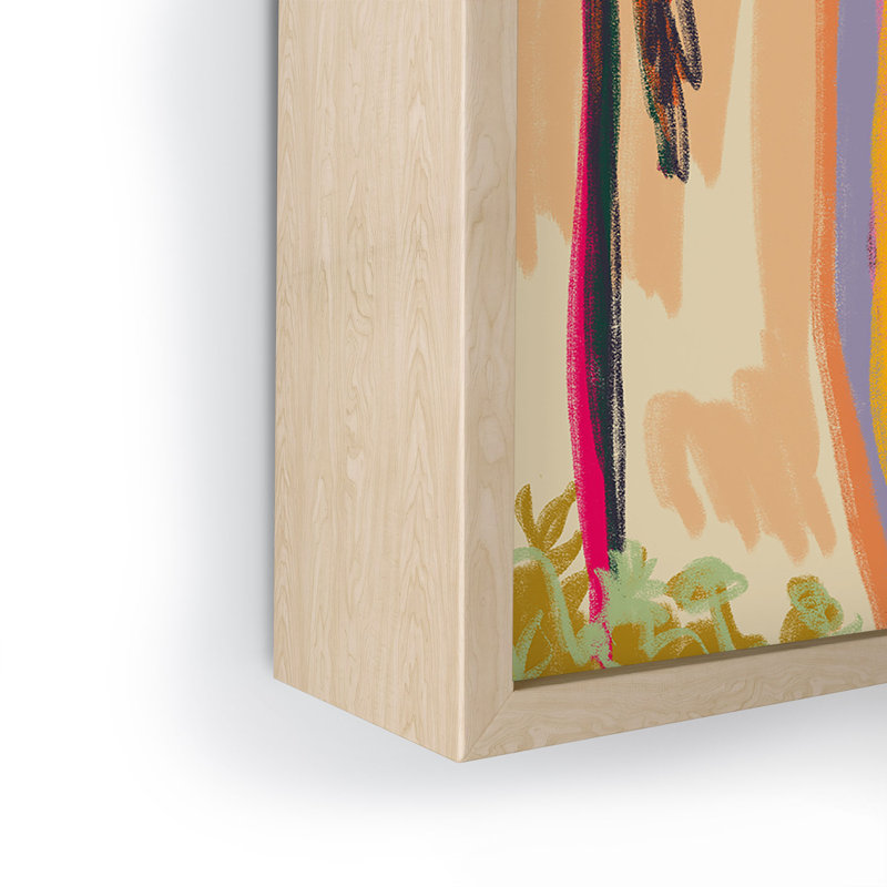 Mini-reproduction d'art encadrée Sandrapoliakov, Beige
