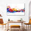 Fumée arc-en-ciel sur toile-1055469653