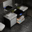 Zilara 80'' Double Bathroom Vanity with Marble Top