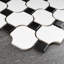 Carrelage mural et de sol en mosaïque de porcelaine mate géométrique Supreme Tile Dot 10,52 po x 10,52 po-36931456
