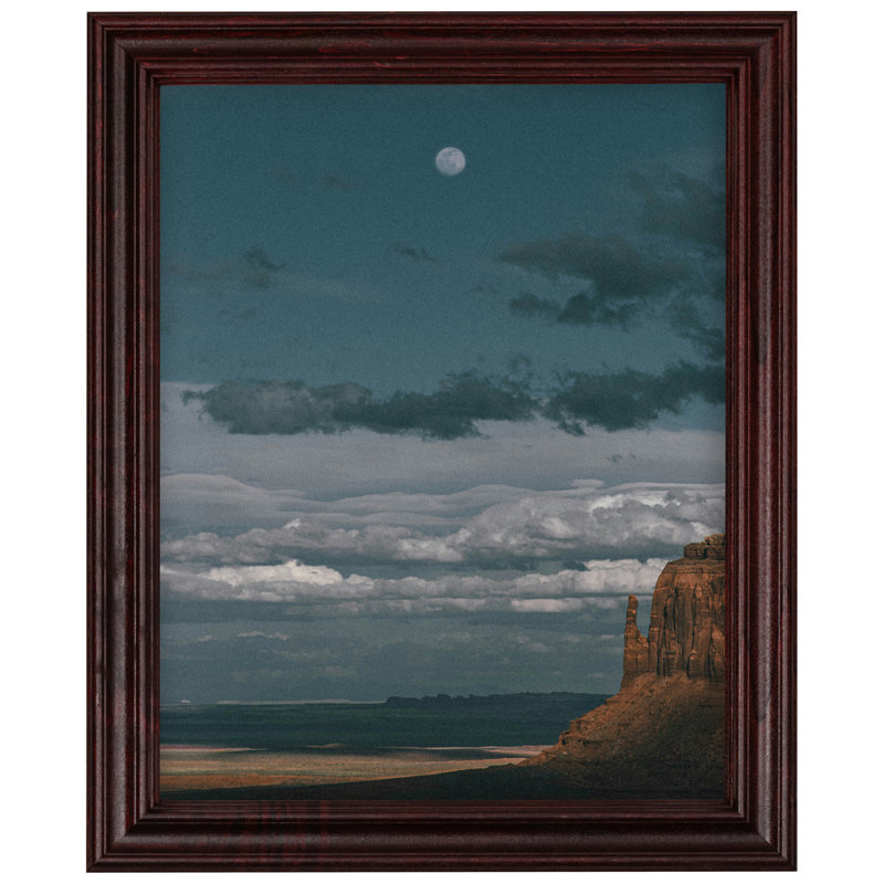 Cadre Irasema, Rectangulaire, Brun, L 9 po x H 12 po