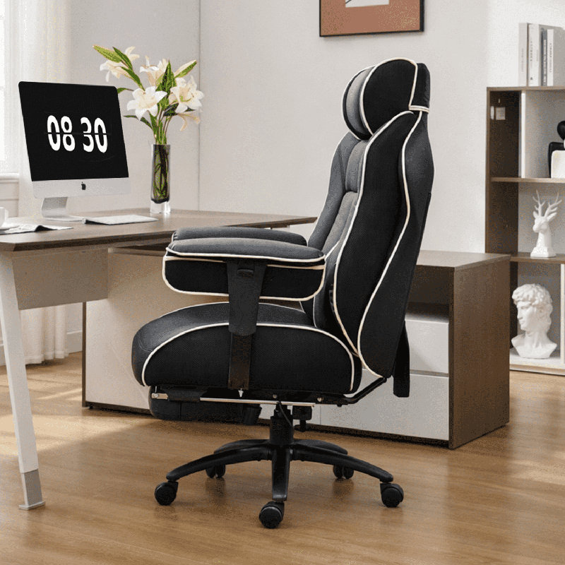 Big & Tall High-Back Ergonomic Office Chair, Black